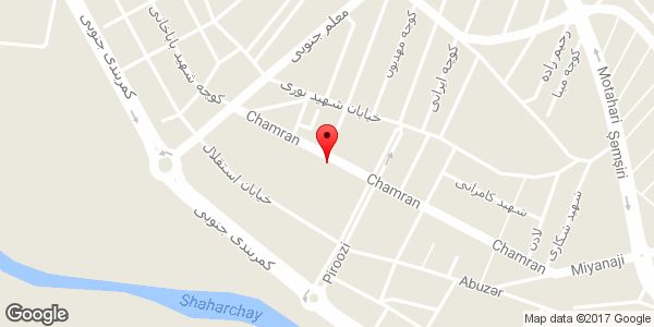 موقعیت کابینت آذین دکور روی نقشه