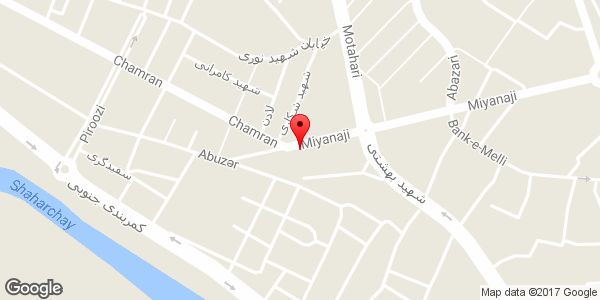 موقعیت پیتزا باران روی نقشه