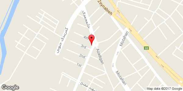 موقعیت آزمایشگاه تخصصی مکانیک خاک و بتن سلوانا روی نقشه