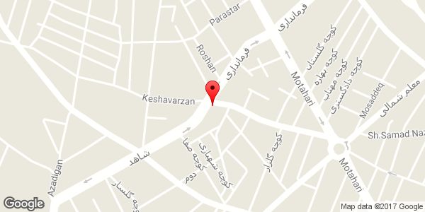 موقعیت خدمات کامپیوتری رامتین روی نقشه