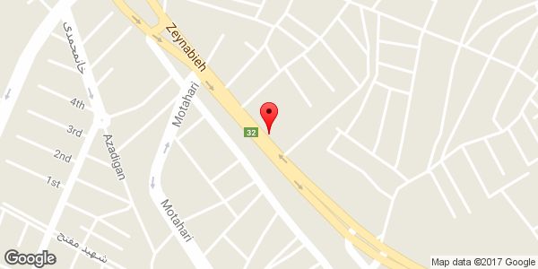 موقعیت لاستیک کاظم خانی روی نقشه