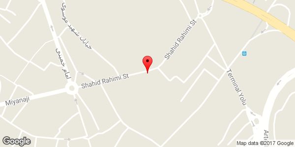 موقعیت لوازم الکتریکی الکتروتابش روی نقشه