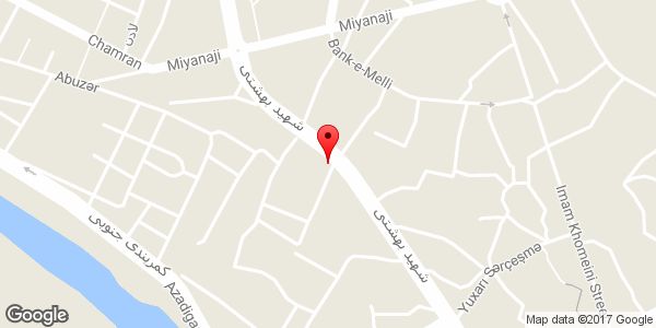 موقعیت فروشگاه لباس زنانه روی نقشه