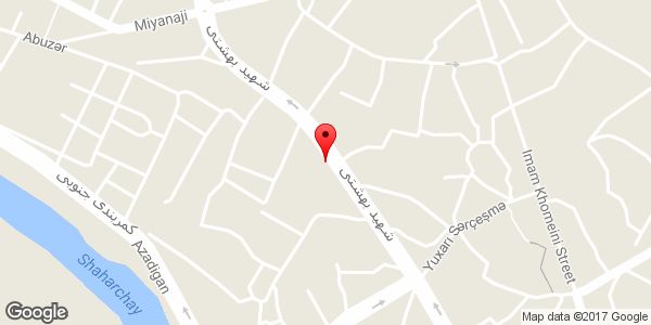 موقعیت ظروف کرایه تشریفات حاصلی روی نقشه