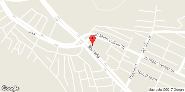 موقعیت عرضه کننده خوراک دام و طیور عبادی روی نقشه