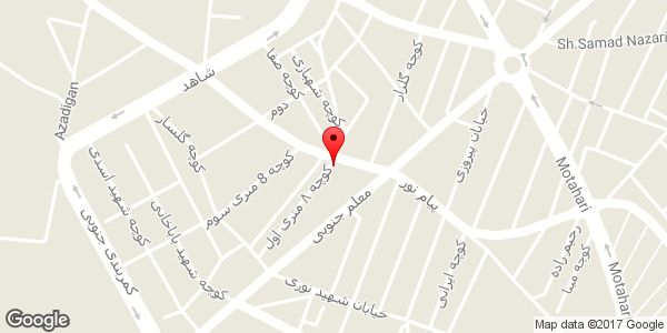 موقعیت استودیو سیاه + سفید روی نقشه