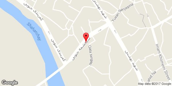 موقعیت آلومینیوم کاری کلانتری روی نقشه