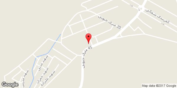 موقعیت الکتریکی آقایی روی نقشه