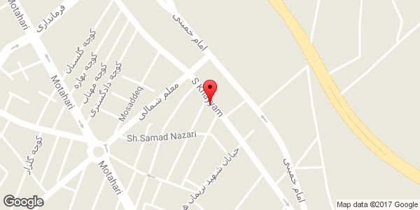 موقعیت کفاشی شهرام روی نقشه