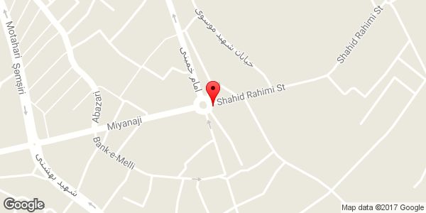 موقعیت مرغ فروشی روی نقشه