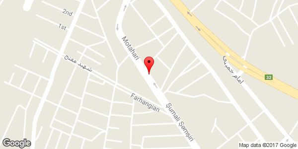 موقعیت آذر کابینت رامین روی نقشه