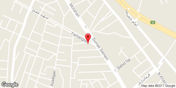 موقعیت سالن زیبایی ویوا روی نقشه