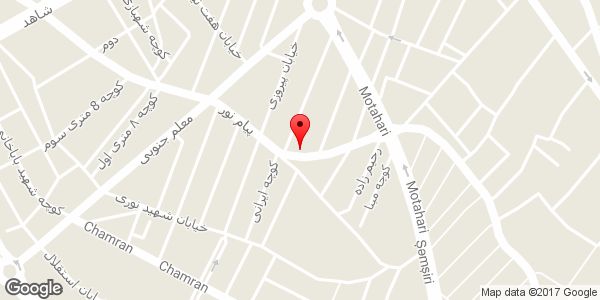 موقعیت سالن زیبایی عطرین روی نقشه