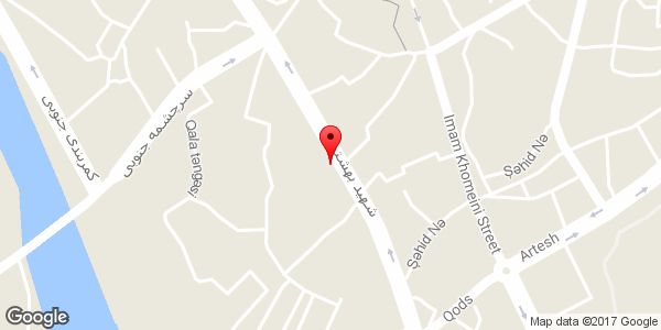 موقعیت پیرایش دنیز روی نقشه