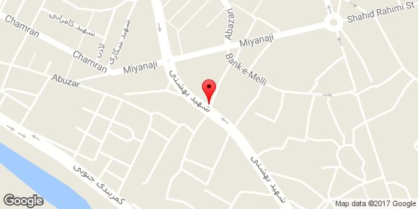 موقعیت اداره بهزیستی شهرستان میانه روی نقشه