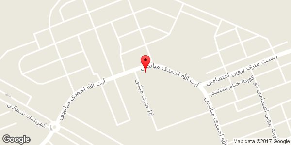 موقعیت لوازم التحریر نامجو روی نقشه