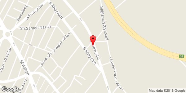 موقعیت فروشگاه لوازم خانگی روی نقشه