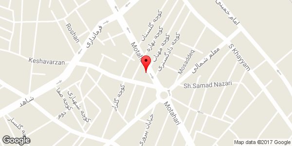 موقعیت فروشگاه لباس زنانه روی نقشه