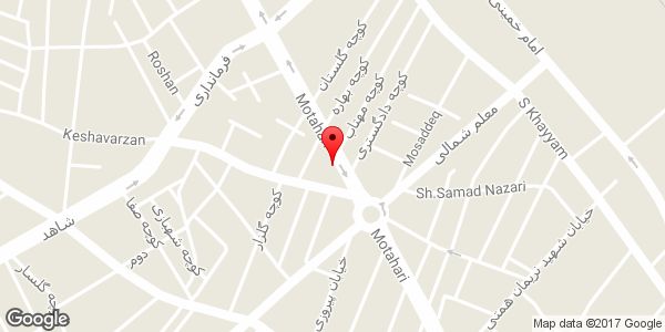 موقعیت کلید سازی جاوید روی نقشه