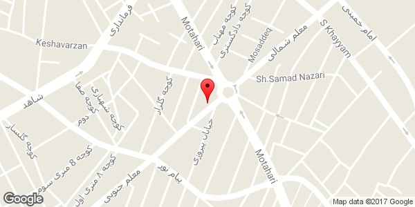 موقعیت کبابی اسلامی روی نقشه