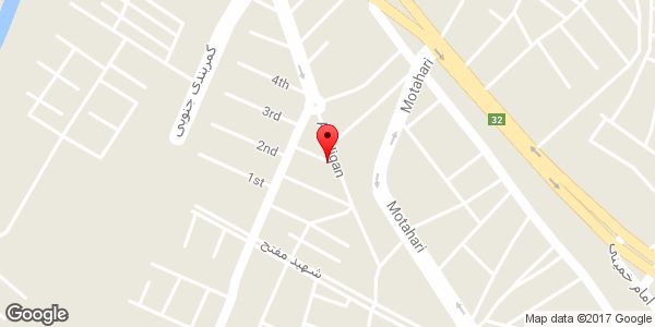 موقعیت کالای برق نمانور روی نقشه