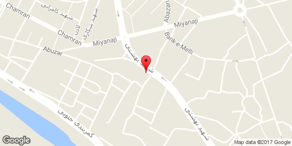 موقعیت فروشگاه جاوید روی نقشه