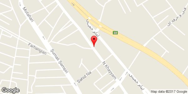 موقعیت سوپر مارکت باقری روی نقشه