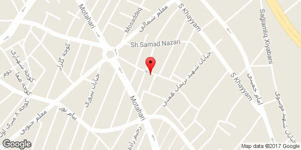 موقعیت لوازم تحریر قوطاسلو روی نقشه