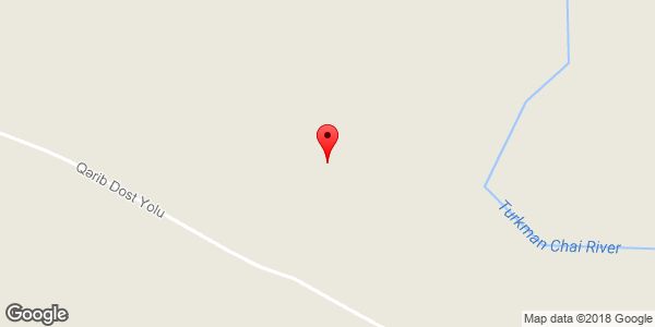 موقعیت رودخانه داشلیق چای روی نقشه