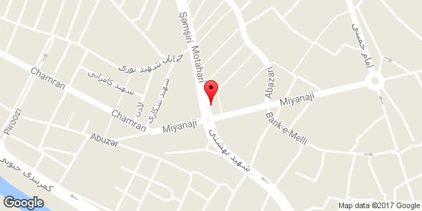 موقعیت فروشگاه کوهنورد روی نقشه