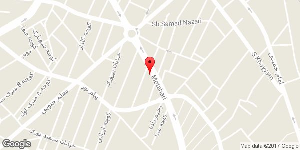 موقعیت شرکت بازرگانی مروارید معرق روی نقشه