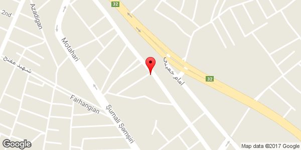 موقعیت فروشگاه لوازم خانگی ایران نمایندگی سامسونگ روی نقشه