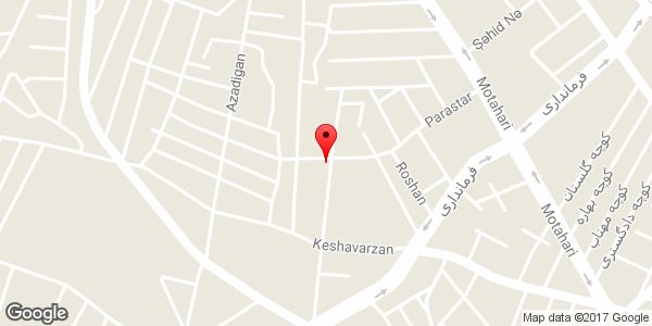 موقعیت سوپر مارکت روی نقشه