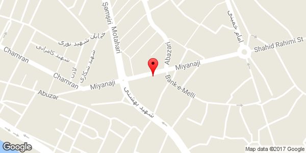 موقعیت فروشگاه لوازم کامپیوتر روی نقشه