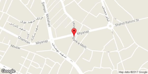 موقعیت سوپر مارکت بهاران روی نقشه