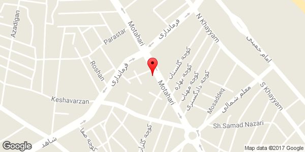 موقعیت نانوایی (سبوس دار) روی نقشه