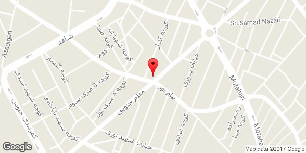 موقعیت مجتمع فرهنگی و هنری فجر روی نقشه