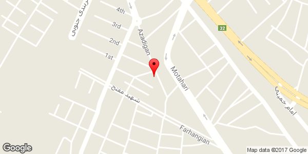 موقعیت کابینت سازی عزیزی روی نقشه