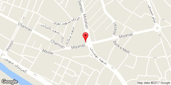 موقعیت الکتریکی جعفری روی نقشه