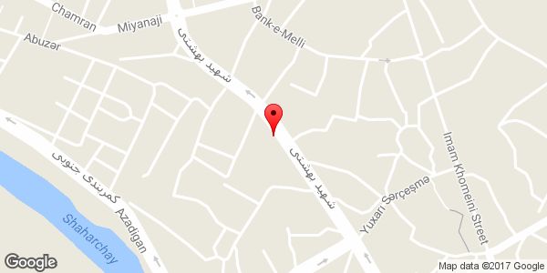 موقعیت فروشگاه لوله و شیرآلات بهداشتی ساختمان بهمن روی نقشه