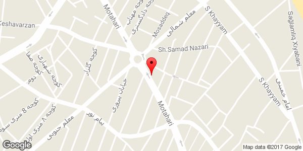 موقعیت پوشاک انصاری روی نقشه