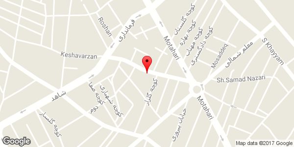 موقعیت خیاطی نسترن روی نقشه