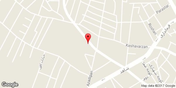 موقعیت فروشگاه تاسیساتی محک روی نقشه