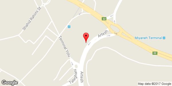 موقعیت صافکاری اتومبیل هادی روی نقشه