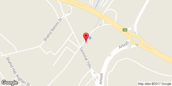 موقعیت کبابی گلستان روی نقشه