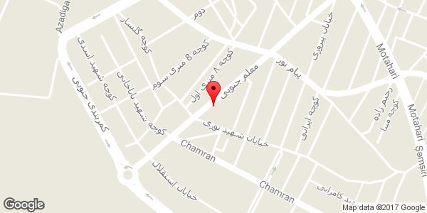 موقعیت فروشگاه لباس زنانه روی نقشه