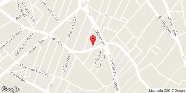 موقعیت کابینت نوین چوب روی نقشه