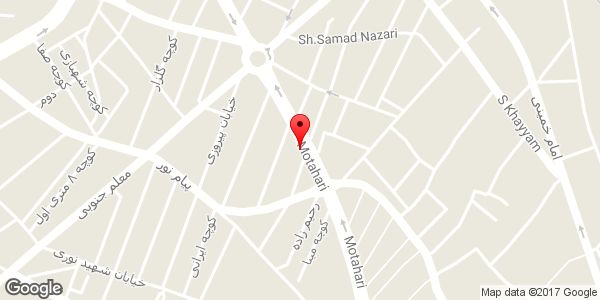 موقعیت فروشگاه لباس یونیک روی نقشه