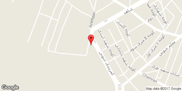 موقعیت وسایل ورزشی بوستان ساحلی روی نقشه