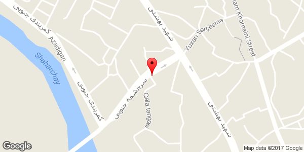 موقعیت ایزوگام سامان روی نقشه